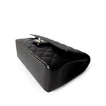 CHANEL Handbag Black Jumbo Caviar Quilted Classic Double Flap SHW -Knockoff
