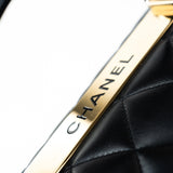 CHANEL Handbag Black Lambskin Quilted Trendy CC Small Light Gold Hardware -Knockoff
