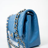 CHANEL Handbag Blue 20S Blue Caviar Quilted Classic Flap Medium Light Gold Hardware -Knockoff
