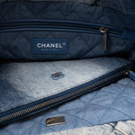 CHANEL Handbag Blue 23P Denim Quilted 22 Small Drawstring Bag -Knockoff
