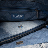 CHANEL Handbag Blue 23P Denim Quilted 22 Small Drawstring Bag -Knockoff
