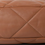 CHANEL Handbag Brown 21P Large Caramel Lambskin Quilted 19 Flap Mixed Hardware -Knockoff
