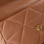 CHANEL Handbag Brown 21P Large Caramel Lambskin Quilted 19 Flap Mixed Hardware -Knockoff
