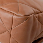 CHANEL Handbag Brown 21P Large Caramel Lambskin Quilted 19 Flap Mixed Hardware -Knockoff
