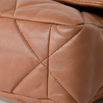 CHANEL Handbag Brown 21P Large Caramel Lambskin Quilted 19 Flap Mixed Hardware -Knockoff
