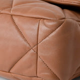 CHANEL Handbag Brown 21P Large Caramel Lambskin Quilted 19 Flap Mixed Hardware -Knockoff
