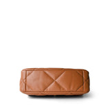 CHANEL Handbag Brown 22A Caramel Lambskin Quilted Small 19 Flap Mixed Hardware -Knockoff
