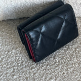 CHANEL Handbag Chanel 19 Flap Lambskin Coin Purse Black -Knockoff
