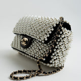 CHANEL Handbag Chanel 19S Mini Pearl On Flap -Knockoff
