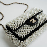 CHANEL Handbag Chanel 19S Mini Pearl On Flap -Knockoff
