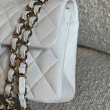 CHANEL Handbag Chanel 21B White Caviar Quilted Classic Flap Small LGHW -Knockoff
