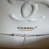 CHANEL Handbag Chanel 21B White Caviar Quilted Classic Flap Small LGHW -Knockoff
