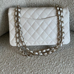 CHANEL Handbag Chanel 21B White Caviar Quilted Classic Flap Small LGHW -Knockoff
