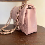 CHANEL Handbag CHANEL 21C LIGHT PINK CAVIAR QUILTED CLASSIC FLAP SMALL LIGHT GOLD HARDWARE -Knockoff
