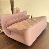 CHANEL Handbag CHANEL 21C LIGHT PINK CAVIAR QUILTED CLASSIC FLAP SMALL LIGHT GOLD HARDWARE -Knockoff
