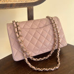 CHANEL Handbag CHANEL 21C LIGHT PINK CAVIAR QUILTED CLASSIC FLAP SMALL LIGHT GOLD HARDWARE -Knockoff
