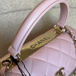 CHANEL Handbag Chanel 21S Small Light Pink Lambskin Quilted Trendy CC LGHW -Knockoff
