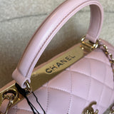 CHANEL Handbag Chanel 21S Small Light Pink Lambskin Quilted Trendy CC LGHW -Knockoff
