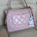 CHANEL Handbag Chanel 21S Small Light Pink Lambskin Quilted Trendy CC LGHW -Knockoff
