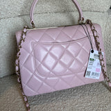 CHANEL Handbag Chanel 21S Small Light Pink Lambskin Quilted Trendy CC LGHW -Knockoff
