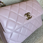 CHANEL Handbag Chanel 21S Small Light Pink Lambskin Quilted Trendy CC LGHW -Knockoff
