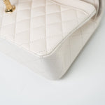 CHANEL Handbag Chanel 21S White Caviar Quilted Classic Flap Small LGHW -Knockoff
