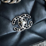 CHANEL Handbag Chanel 22C Black Lambskin Quilted 19 Flap Small MHW -Knockoff
