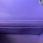 CHANEL Handbag Chanel 22S Light Purple Lambskin Quilted Mini Rectangular Single Flap LGHW -Knockoff
