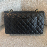 CHANEL Handbag Chanel Black Caviar Quilted Classic Flap Medium LGHW -Knockoff
