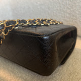 CHANEL Handbag Chanel Black Caviar Quilted Classic Flap Medium LGHW -Knockoff
