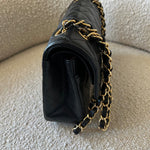 CHANEL Handbag Chanel Black Caviar Quilted Classic Flap Small Gold Hardware -Knockoff
