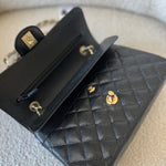 CHANEL Handbag Chanel Black Caviar Quilted Classic Flap Small Gold Hardware -Knockoff
