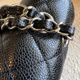 CHANEL Handbag Chanel Black Caviar Quilted Classic Flap Small SHW -Knockoff
