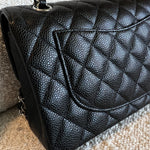 CHANEL Handbag Chanel Black Caviar Quilted Classic Flap Small SHW -Knockoff
