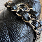 CHANEL Handbag Chanel Black Caviar Quilted Classic Flap Small SHW -Knockoff
