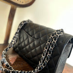 CHANEL Handbag Chanel Black Caviar Quilted Classic Flap Small SHW -Knockoff
