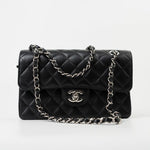 CHANEL Handbag Chanel Black Caviar Quilted Classic Flap Small SHW -Knockoff
