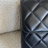 CHANEL Handbag Chanel Black Lambskin Quilted Trendy CC Small LGHW -Knockoff
