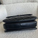 CHANEL Handbag Chanel Black Lambskin Quilted Trendy CC Small LGHW -Knockoff
