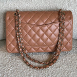 CHANEL Handbag Chanel Caramel Lambskin Quilted Classic Flap Medium LGHW -Knockoff
