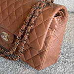 CHANEL Handbag Chanel Caramel Lambskin Quilted Classic Flap Medium LGHW -Knockoff
