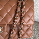 CHANEL Handbag Chanel Caramel Lambskin Quilted Classic Flap Medium LGHW -Knockoff
