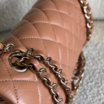 CHANEL Handbag Chanel Caramel Lambskin Quilted Classic Flap Medium LGHW -Knockoff
