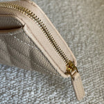 CHANEL Handbag Chanel Classic Zipped Coin Purse Beige -Knockoff
