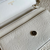 CHANEL Handbag Chanel White Caviar Quilted Camellia Wallet on Chain LGHW (WOC) -Knockoff
