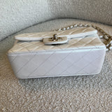 CHANEL Handbag Chanel White Iridescent Mini Rectangular LGHW -Knockoff
