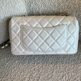 CHANEL Handbag Chanel White Iridescent Mini Rectangular LGHW -Knockoff
