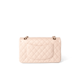 CHANEL Handbag Classic Flap / Beige 22c Beige Caviar Quilted Classic Flap Medium Light Gold Hardware -Knockoff
