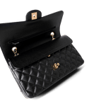 CHANEL Handbag Classic Flap / Black Black Caviar Quilted Classic Flap Medium Gold Hardware -Knockoff
