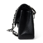 CHANEL Handbag Classic Flap / Black Black Caviar Quilted Classic Flap Small Silver Hardware -Knockoff
